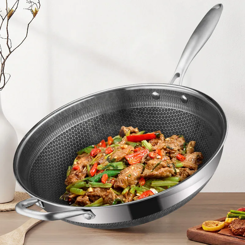 316 Stainless Steel Wok