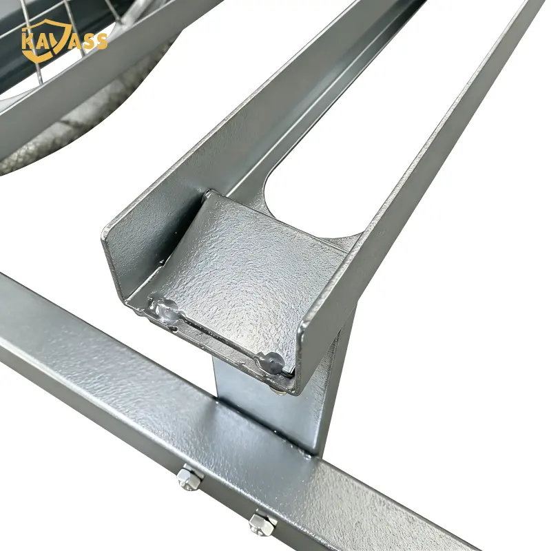 Custom KAVASS Semi-Vertical Bike Rack - Space-Efficient for 2-5 Bikes, Hot-Dip Galvanized, China Suppliers and Factory Supplier, Suppliers