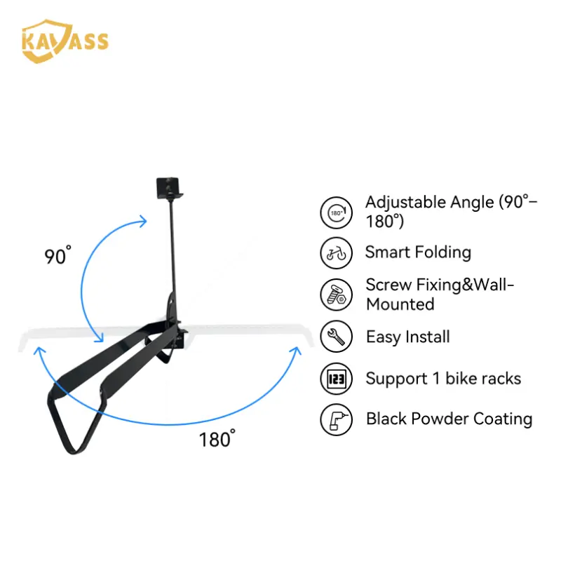 KAVASS Rotating Wall-Mounted Bike Rack
