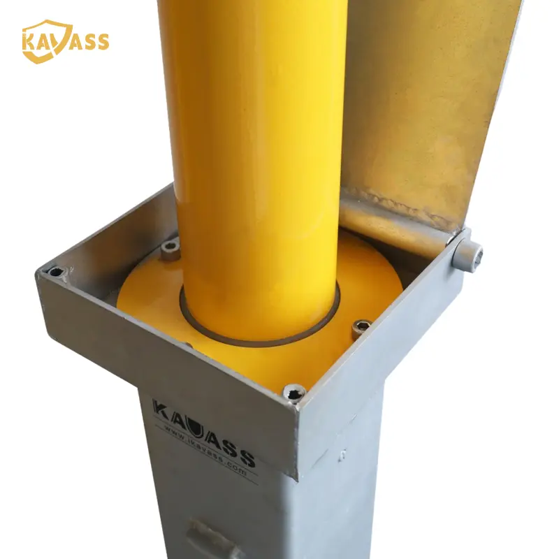 ODM KAVASS China Factory Carbon Steel Telescopic Bollard - Keylock, Height Adjustable | Supplier of Yellow/Black Options Product, Factory