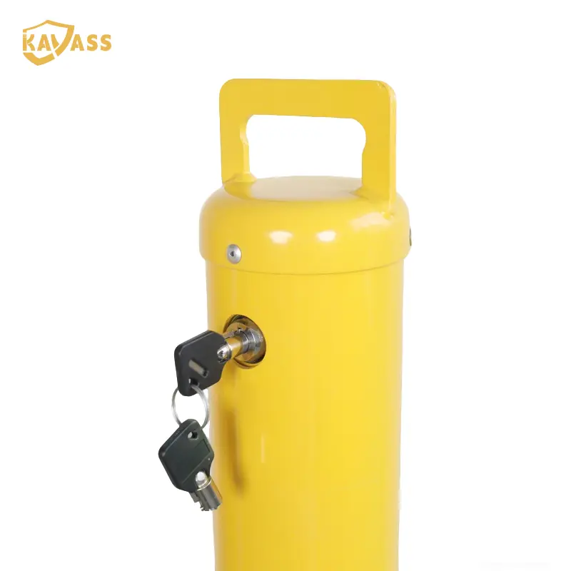 Custom KAVASS China Suppliers Auto In-Ground Keylock Removable Bollard Factory - Secure, Concealed with Handle Supplier, Product
