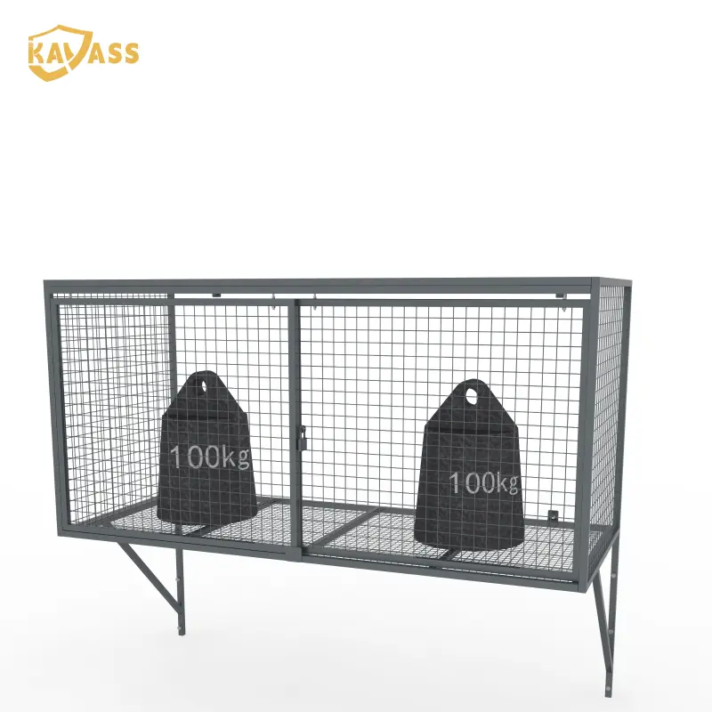 China KAVASS Wall-Mounted Mesh Locker – 200kg Capacity, Sliding Door, Custom Dimensions Manufacturer, Supplier