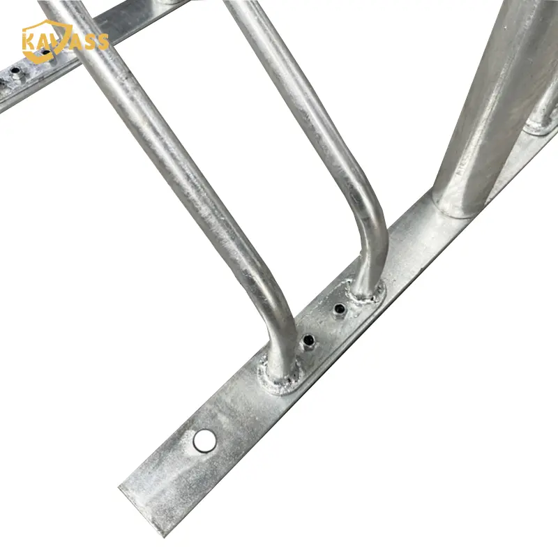 OEM KAVASS Triangular & Handlebar Bike Parking Stand – KVS-SBR-T4H-0H | 4-Bike Capacity Manufacturers, Factory