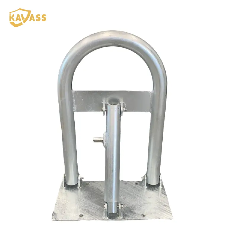 Custom KAVASS Hot-Dip Galvanized Carbon Steel Parking Fold Down Bollard – Keylock Operation, Manual Tilt, OEM/ODM Supported Manufacturers, Products