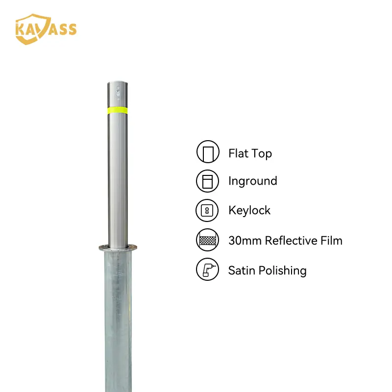 ODM KAVASS Premium Stainless Steel Telescopic Bollard – Key-Controlled, Alike or Differ Options for Secure Access Products, Factories
