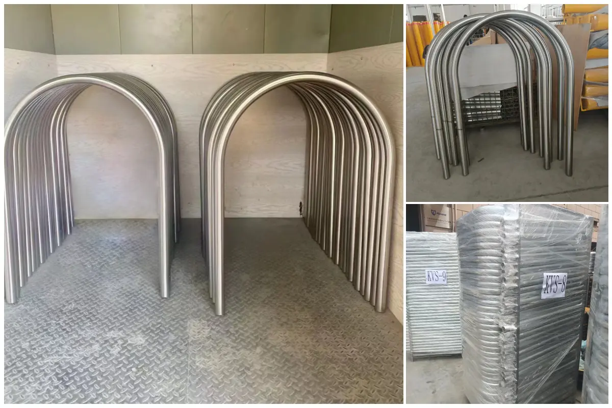 Detail Pictures of Stainless Steel Bike Rack