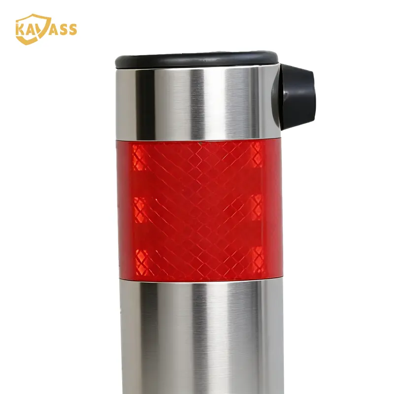 China KAVASS Stainless Steel 90° Fold-Down Bollard – Integrated Anti-Impact Cap, Seamless Construction Manufacturer, Factories