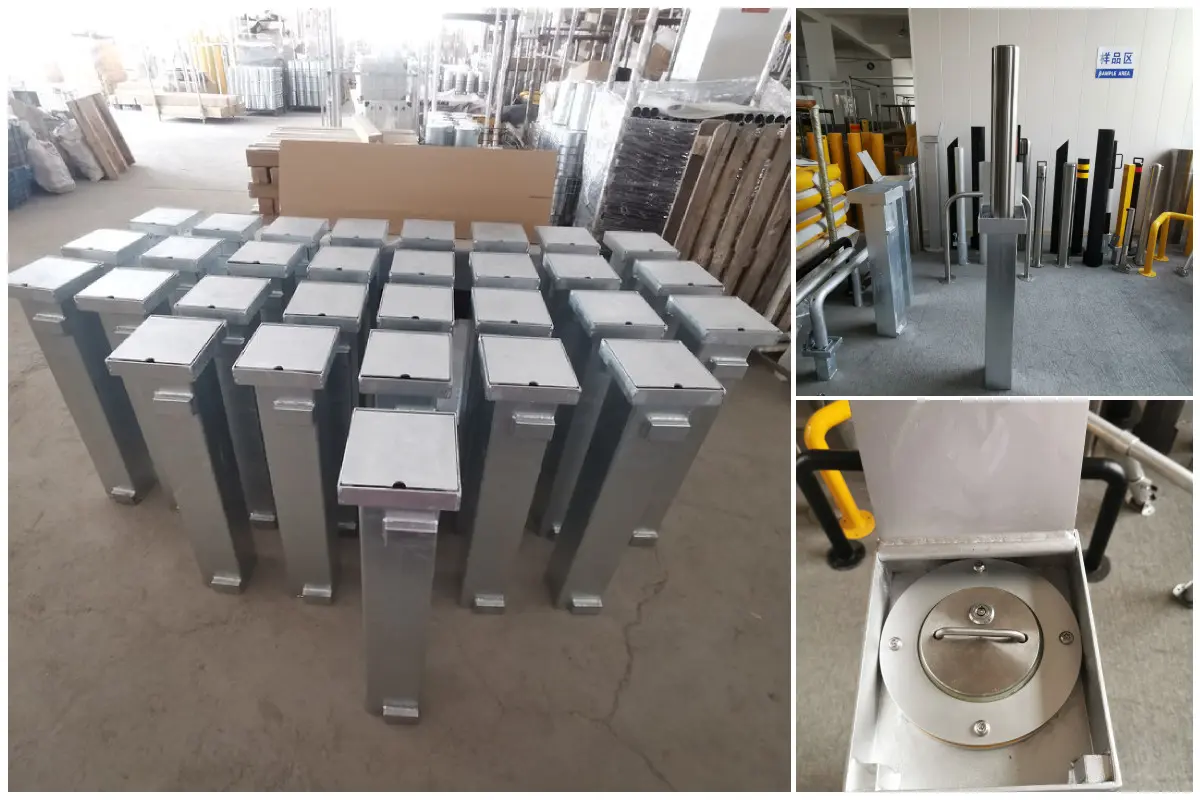 Detail Pictures of Manual Telescopic Bollard