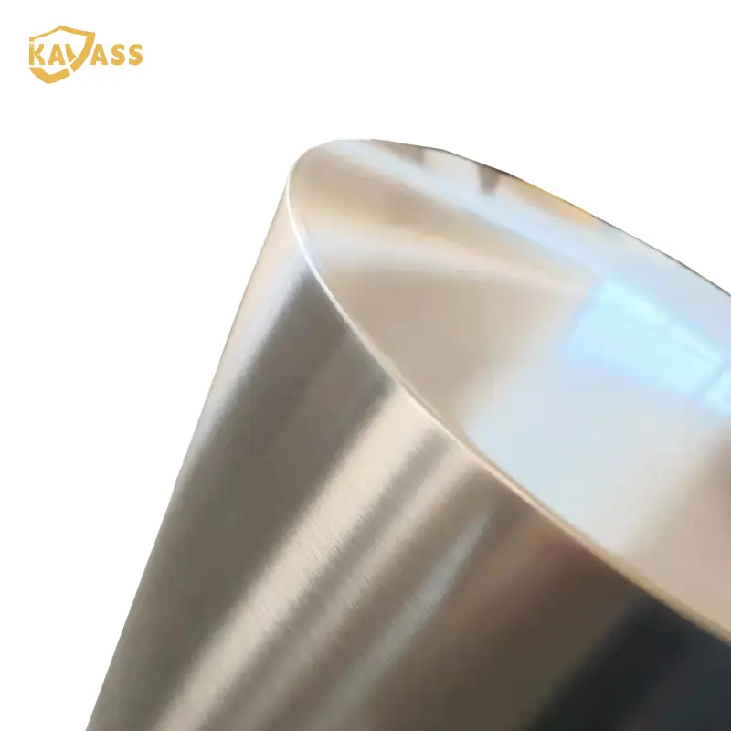 OEM KAVASS Stainless Steel Sleeve Bollard – Flat Top , Ø200 / Ø300 , Custom Height Available-1 Manufacturers, Products