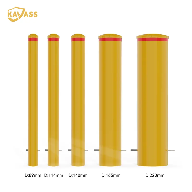 Custom KAVASS In-Ground Fixed Bollard with Conical Top Cap | China Suppliers & Factory Direct OEM Available Suppliers, Products