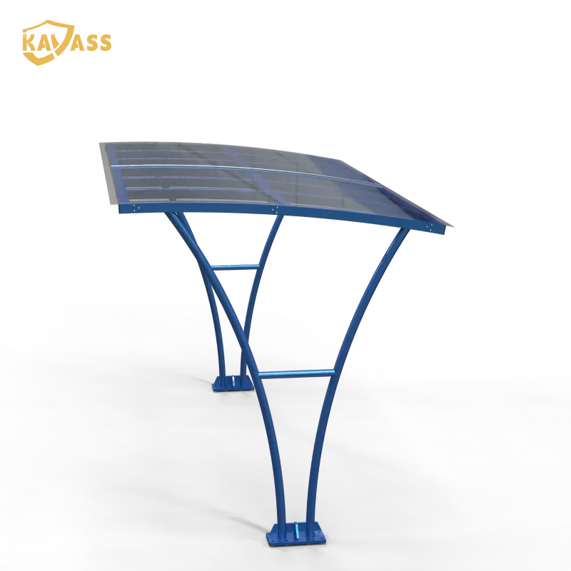 OEM KAVASS Polycarbonate Roof Bike Shelter – UV-Resistant, Weatherproof, Customizable Size Products, Factory