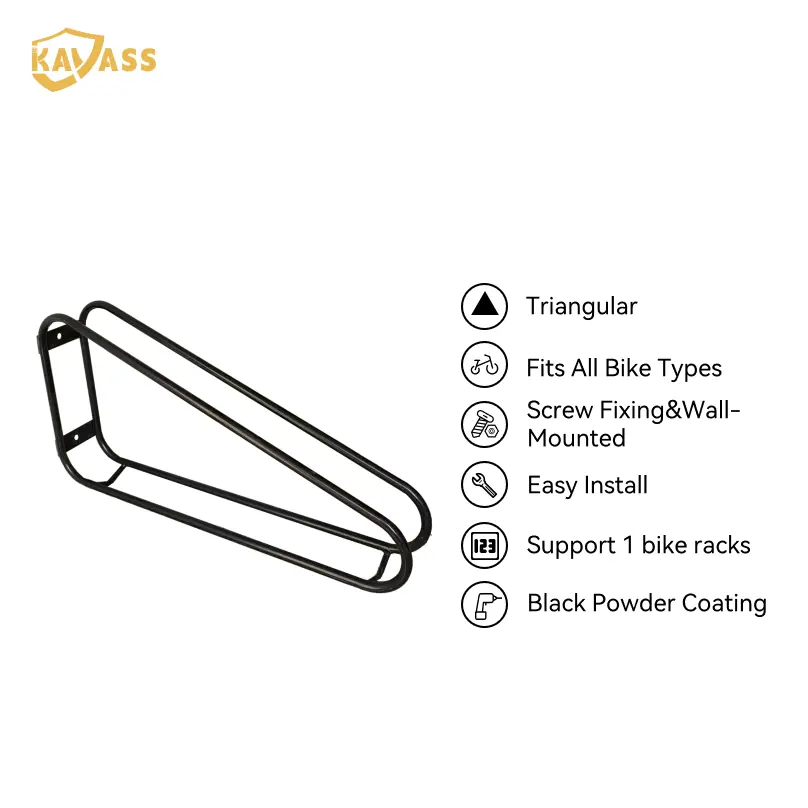 China KAVASS Triangular Wall-Mounted Bike Rack - Durable Carbon Steel | China Factory Suppliers for Efficient Storage Supplier, Products