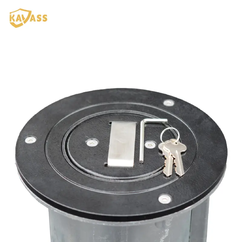 OEM KAVASS Yellow Telescopic Security Bollard – Key-Controlled Height Adjustment, High Visibility Design Suppliers, Factories