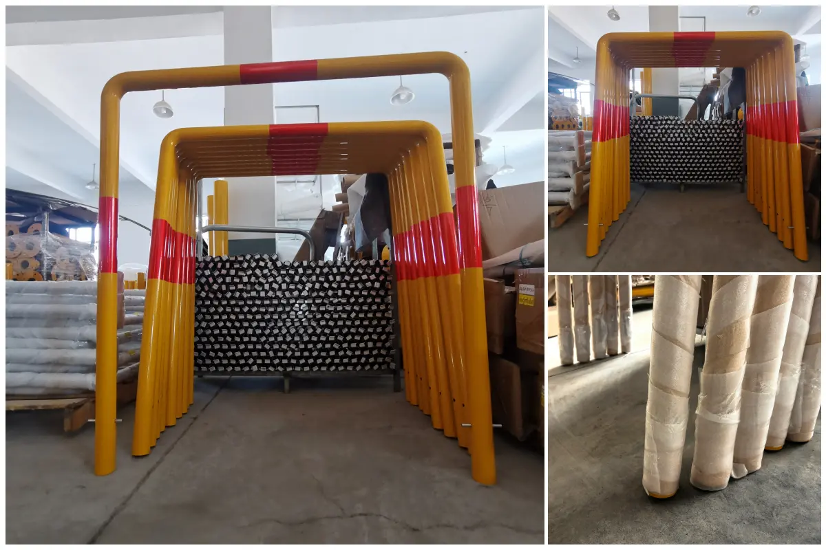 Detail Pictures of Galvanized Steel Bike Rack