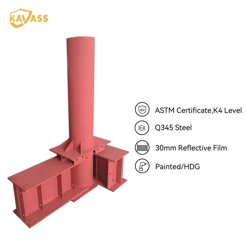 OEM KAVASS M30 Fixed Bollard – ASTM K4 Certified, High-Impact Protection, Factory Direct Manufacturers, Suppliers