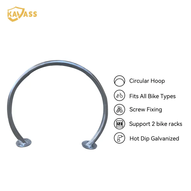 Circular Hoop Bike Rack