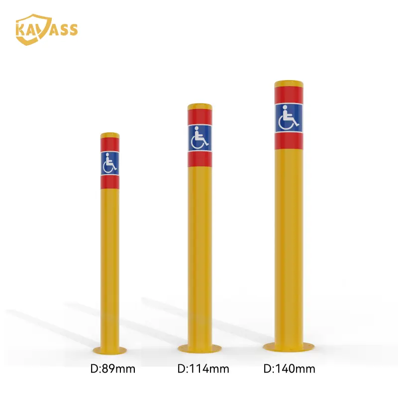 China KAVASS Surface Mounted Disability Access Bollard - Custom Sizes, High-Visibility Yellow, China Suppliers & Factory Manufacturer, Suppliers