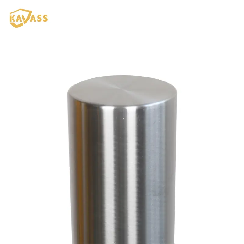 China KAVASS Surface Mounted Stainless Steel Fixed Bollard – 304/316 SS | Polished & Brushed Finish Manufacturers, Factory