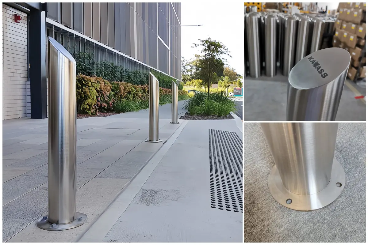 Surface mounted fixed bollard detail pictures