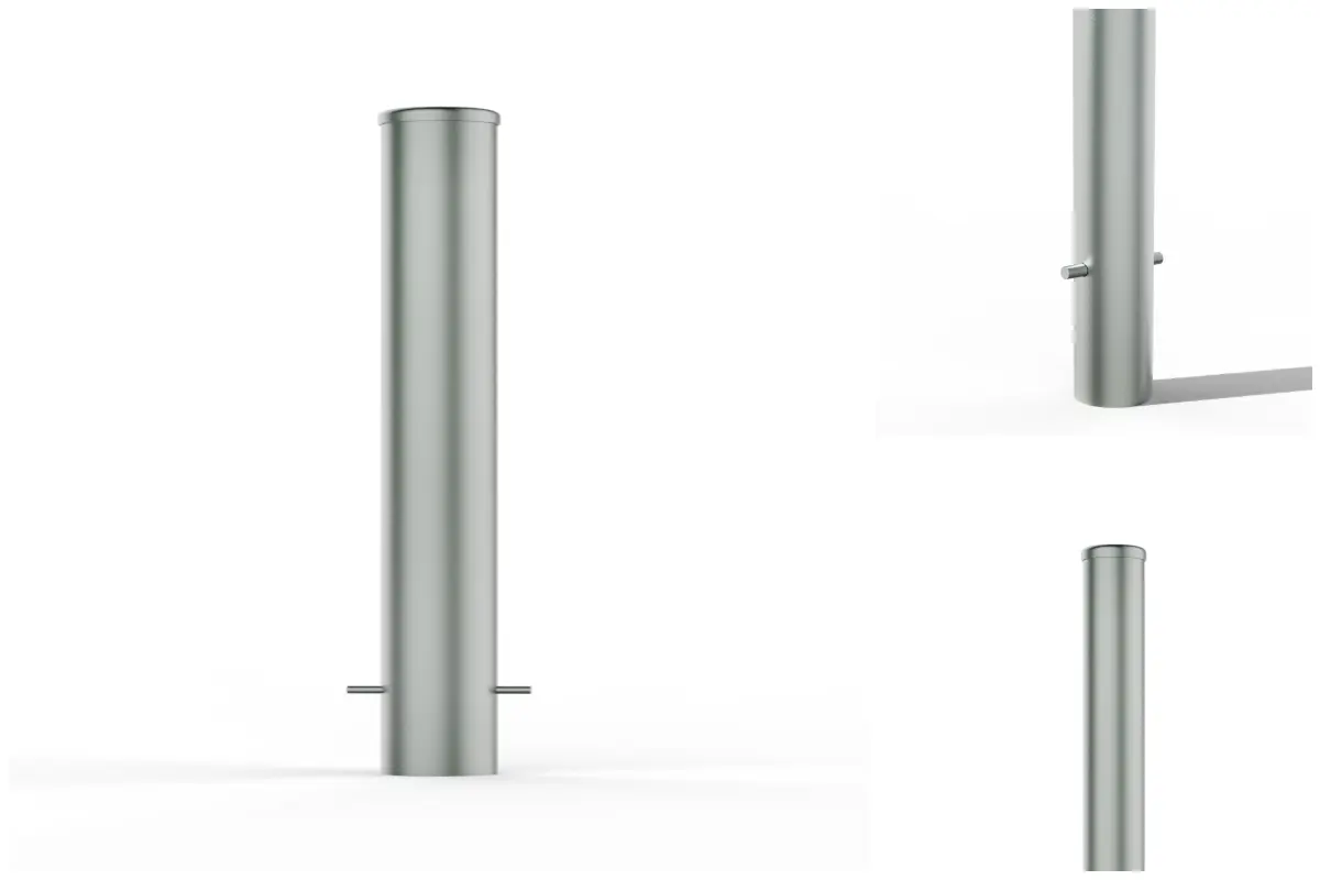 Detail Pictures of In-ground Fixed Bollard