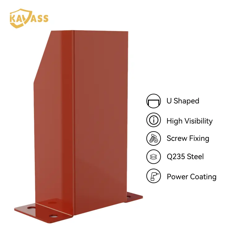 Custom KAVASS U-Type Shelf Protector - KVS-SP-U | China Suppliers Factory Reinforced Collision Guard for Industrial Racking Supplier, Factory