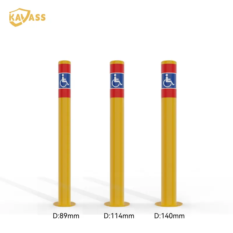 China KAVASS Surface Mounted Disability Access Bollard - Custom Sizes, High-Visibility Yellow, China Suppliers & Factory Manufacturer, Suppliers