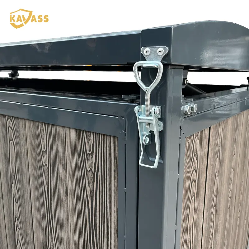 China KAVASS 1500L Waste Enclosure - Durable Galvanized Steel & WPC | China Suppliers & Factory Solutions Product, Factories