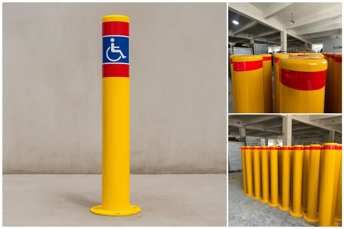 Detail Pictures of Surface Mounted Fixed Bollard