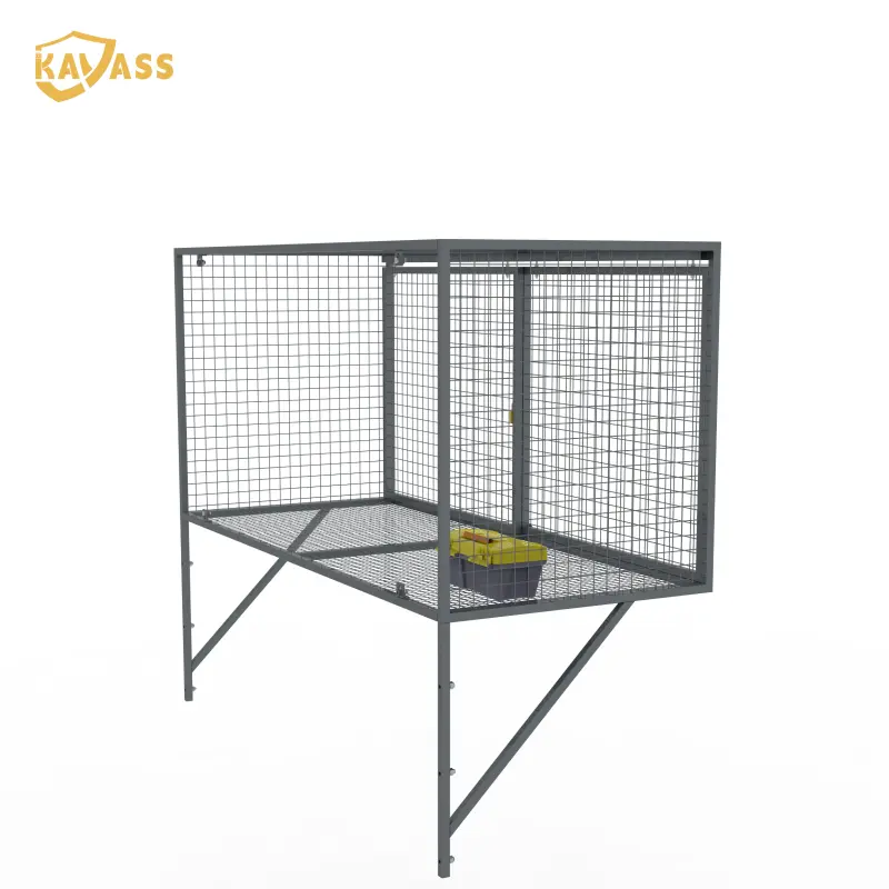 China KAVASS Wall-Mounted Mesh Locker – 200kg Capacity, Sliding Door, Custom Dimensions Manufacturer, Supplier