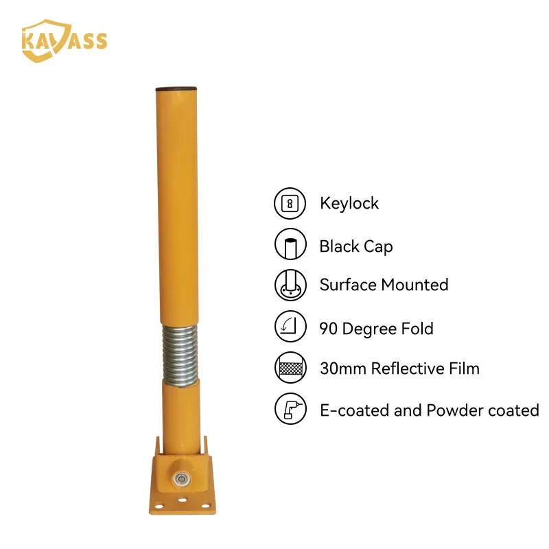 OEM KAVASS Fold-Down Bollard with Anti-Collision Protection | China Suppliers & Factory | Fast 3-Day Delivery Factories, Factory