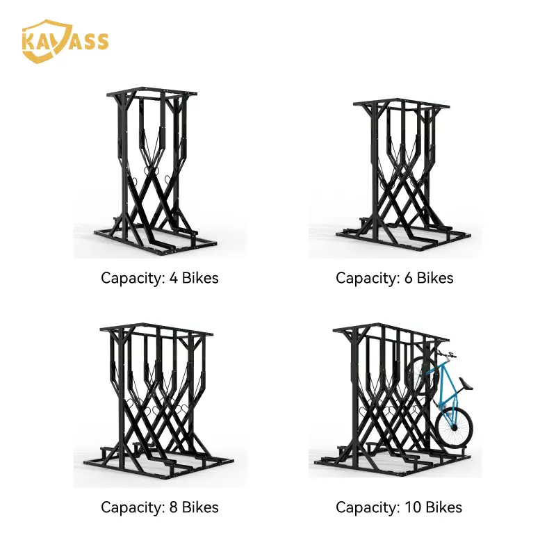 OEM KAVASS X-Type Bike Rack – Powder Coated Finish, Configurable Capacity, Aesthetic & Durable Suppliers, Factories