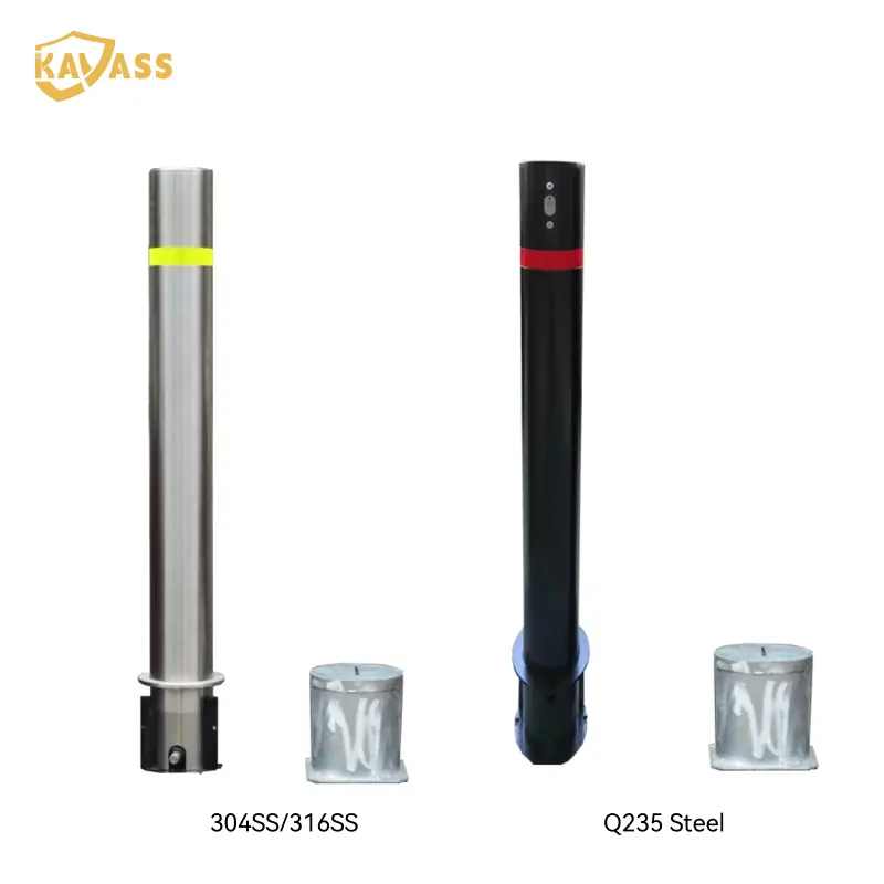 ODM KAVASS In-Ground Oval-Lock Removable Bollard – Secure & Tool-Operated, Hidden Installation, Modern Design Manufacturers, Manufacturer