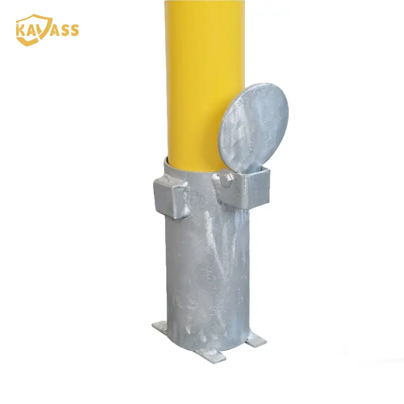 Custom KAVASS China Suppliers Auto In-Ground Keylock Removable Bollard Factory - Secure, Concealed with Handle Supplier, Product
