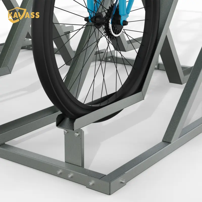 China KAVASS X-Type Bike Rack – Hot-Dipped Galvanized, Configurable Capacity, Space-Efficient Supplier, Factory