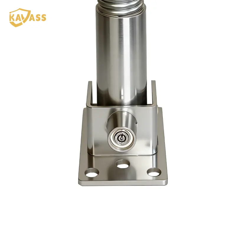 China KAVASS Stainless Steel 90° Fold-Down Bollard – Integrated Anti-Impact Cap, Seamless Construction Manufacturer, Factories