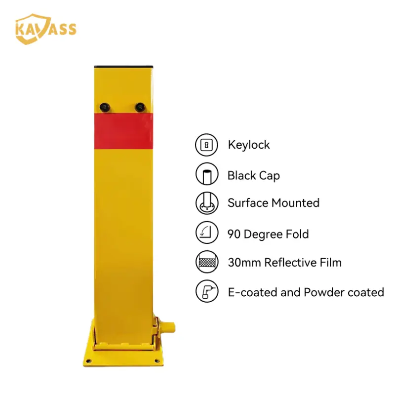 KAVASS Fold-Down Square Bollard