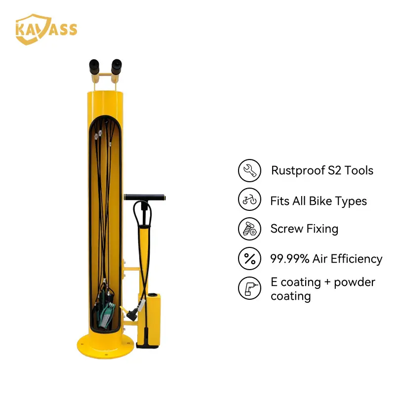 China KAVASS Bicycle Repair Station – New Upgrade | Built for Safety, Durability & Performance Suppliers, Factory