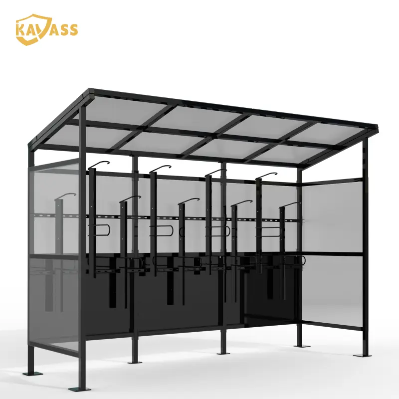 China KAVASS Vertical Bike Parking Shelter – Multi-Rack Compatible, Configurable Capacity, Weather-Protected Manufacturer, Suppliers