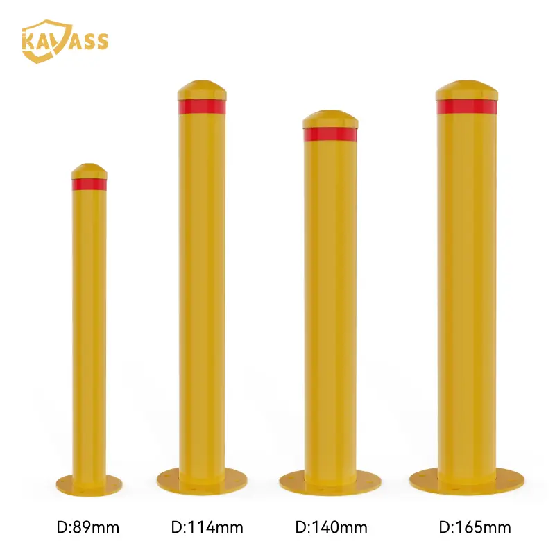 ODM KAVASS China Factory Carbon Steel Yellow Surface Mount Bollard - Durable Suppliers for Commercial Protection Manufacturer, Factory