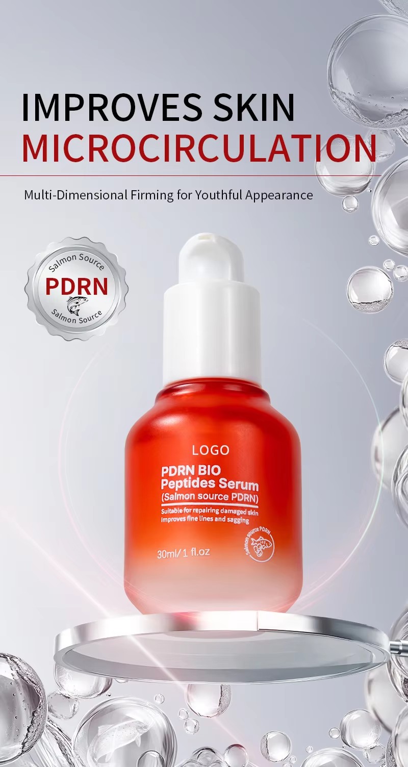 Korean Skincare Salmon DNA PDRN Pink Peptide Vitamin C Niacinamide Brightening Moisturizing Anti-Aging Firming Glow Serum Face