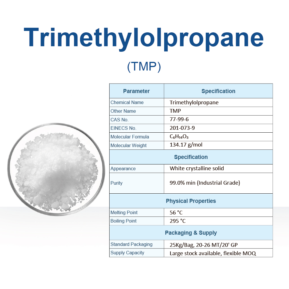 Trimethylolpropane (TMP) Synthesis Material Intermediate CAS 77-99-6