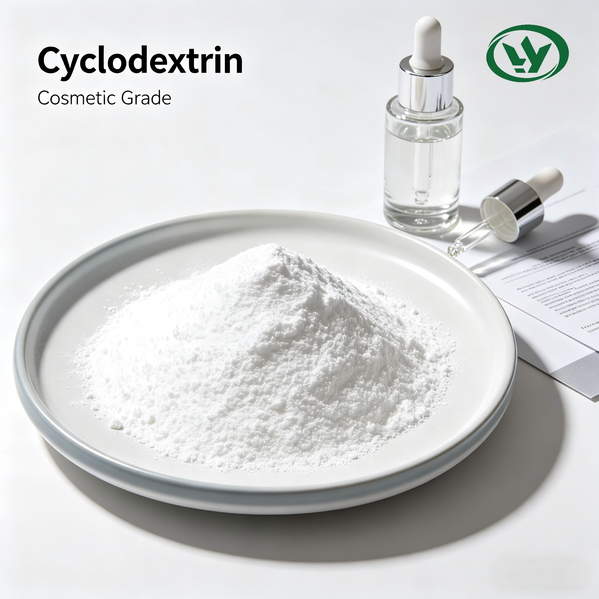 Hydroxypropyl-Beta-Cyclodextrin HPBCD Plant-Derived Biodegradable for Preservative-Free Formulations Eco-Friendly Clean Beauty