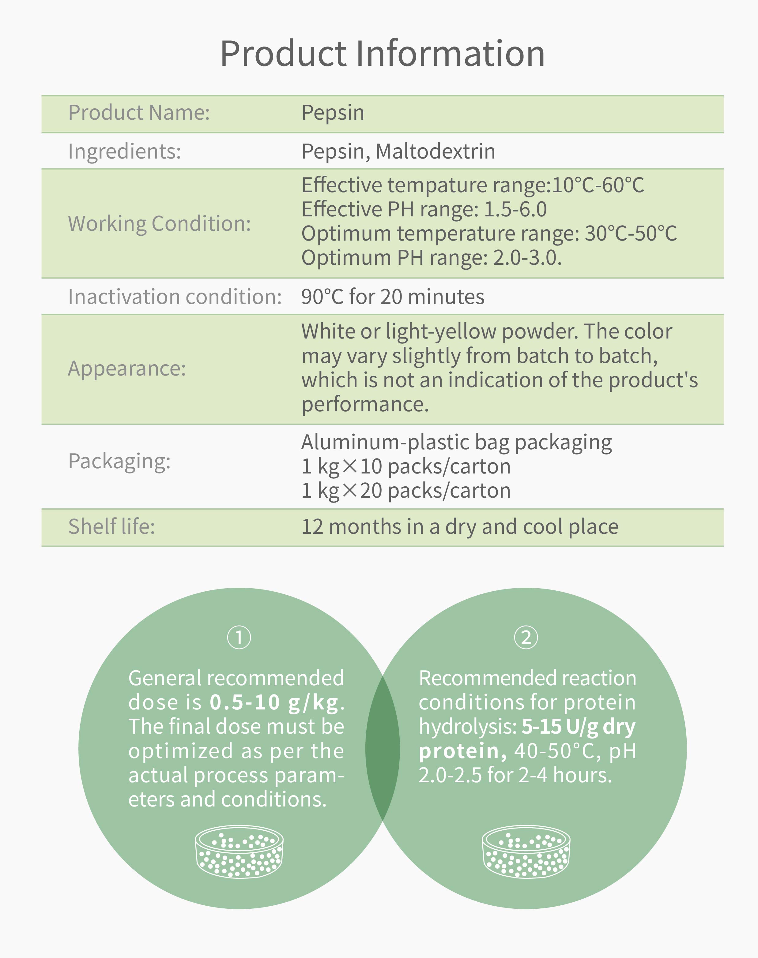Pepsin Enzyme (1000 Activity) For Applications In Food Processing, Feed, And Leather Processing ,etc.