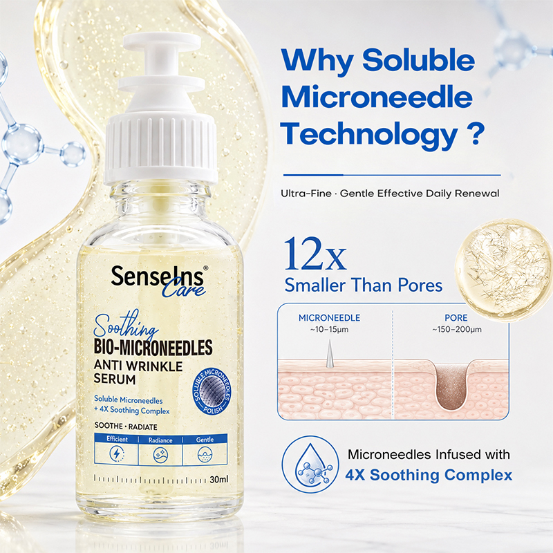 Pdrn Salmon Dna Anti Wrinkle Serum Liquid Microneedling Serum Enhance Shine Bio-Microneedle Anti-Wrinkle Serum Repair Barrier
