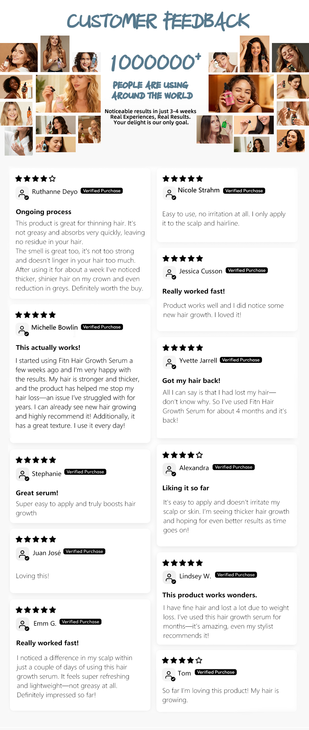 Positive Customer Feedback