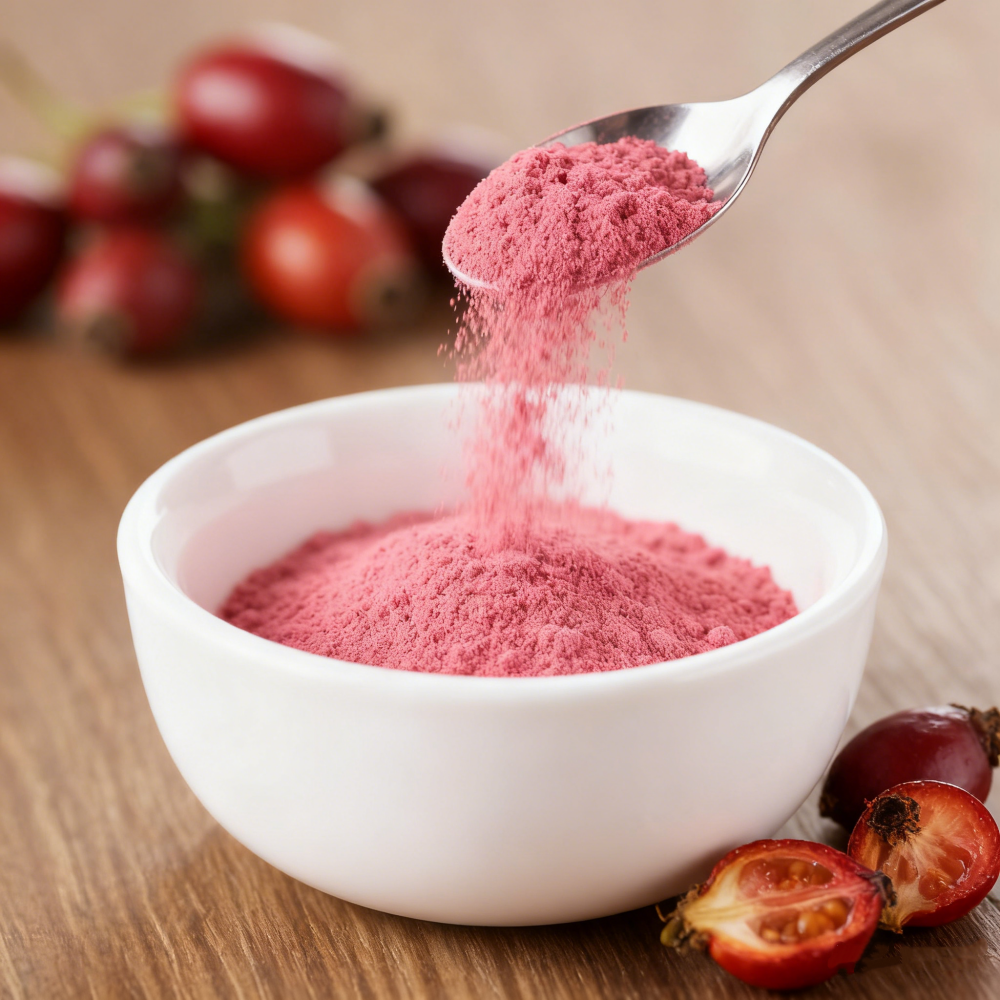 Factory Supply Natural Organic Food Herb Extract Rosehip Fruit Powder Rose Hip Powder Rosehip Powder