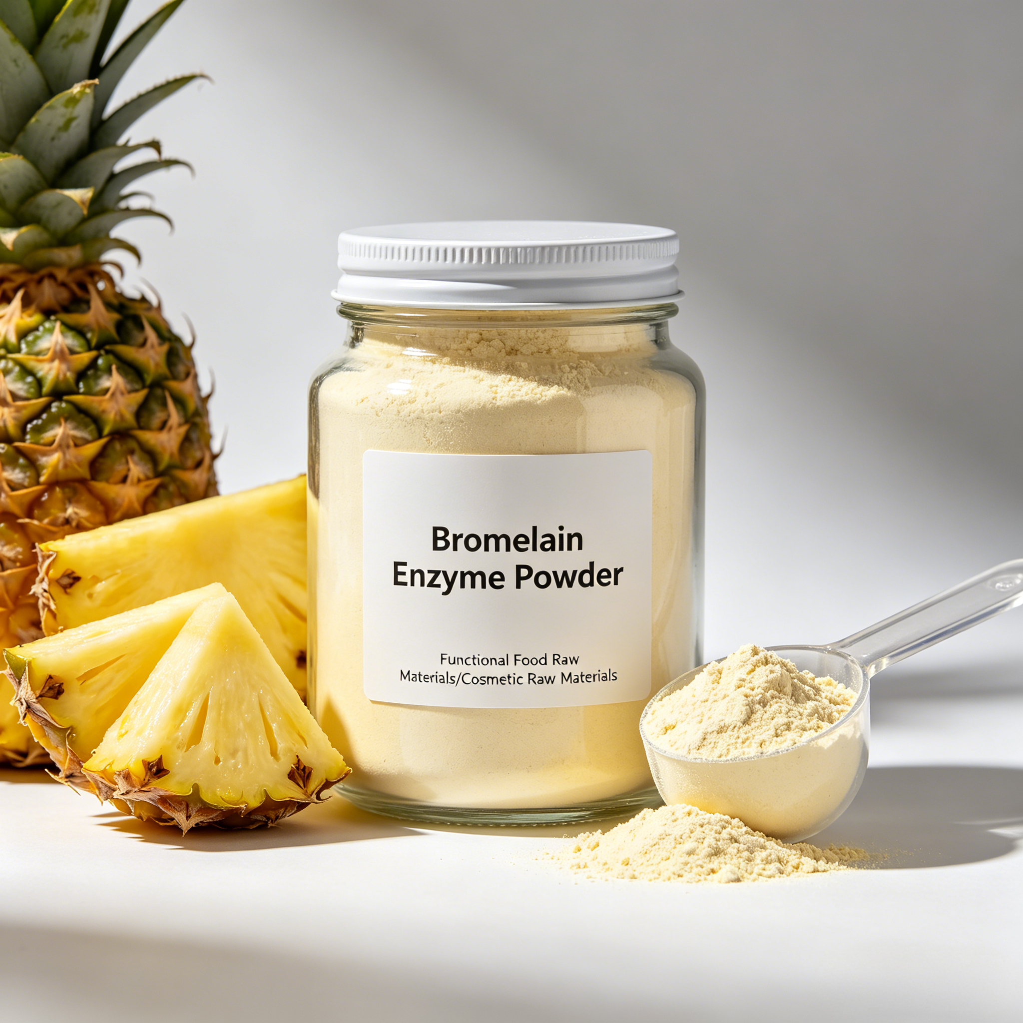 Bromelain Enzyme Powder Functional Food Raw Materials/Cosmetic Raw Materials