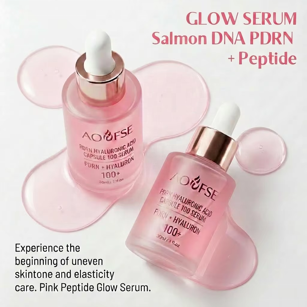 Custom Private Label PDRN Collagen Microcapsule Facial Serum Niacinamide Hydrating Firming Korean Skincare