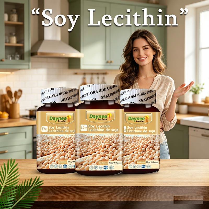 Winstown OEM Plant Derived Soy Lecithin Softgels for High Purity Dietary Supplement Support Body Wellness