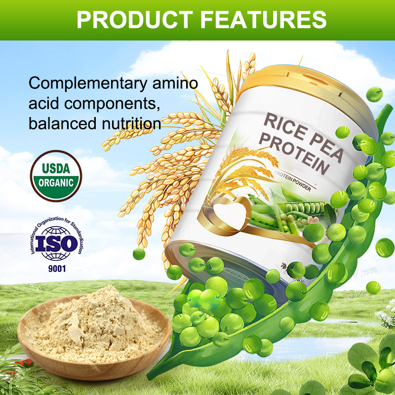 100% Organic Hydrolyzed Pea Protein Isolate Powder Vegan Chocolate Flavor Plant-Based Nutrition Enhancer